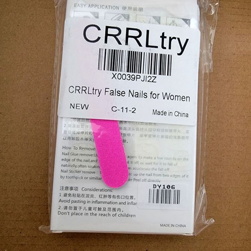 6 Packages of False Fake Nails New in Boxes - Picture 10 of 10